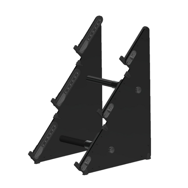 SynthRISE three tier desktop synth stand for medium-sized gear