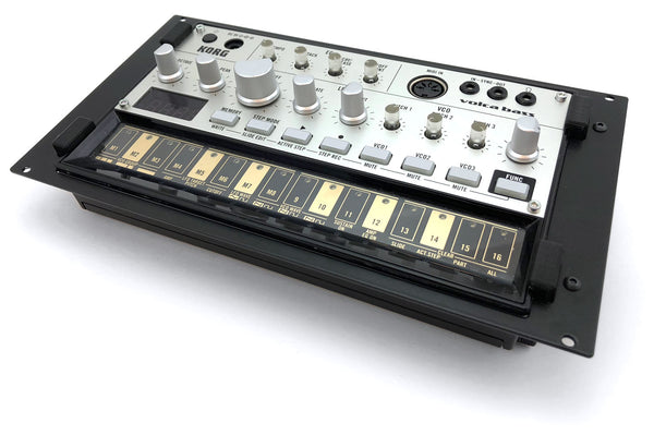 Frame, brackets and hardware for mounting a Korg Volca in a Eurorack modular case (KVgear Volca Eurorack Mounting Kit)