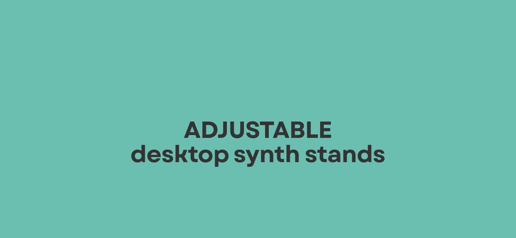 SynthRISE Adjustable Desktop Synth Stands