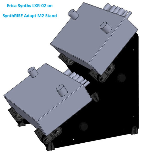 Erica Synths LXR-02 on SynthRISE Adapt Medium 2 stand.