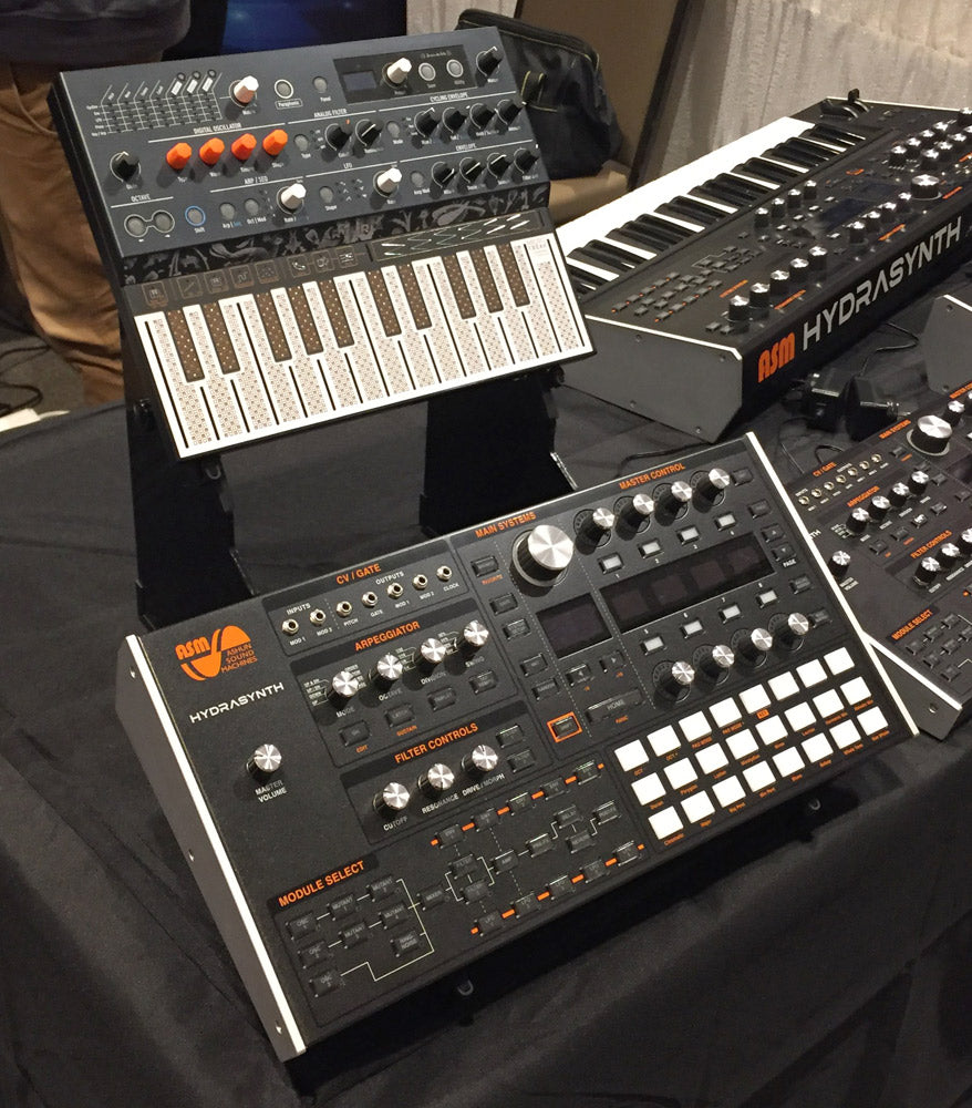 SynthRISE large 2 tier desktop synth stand